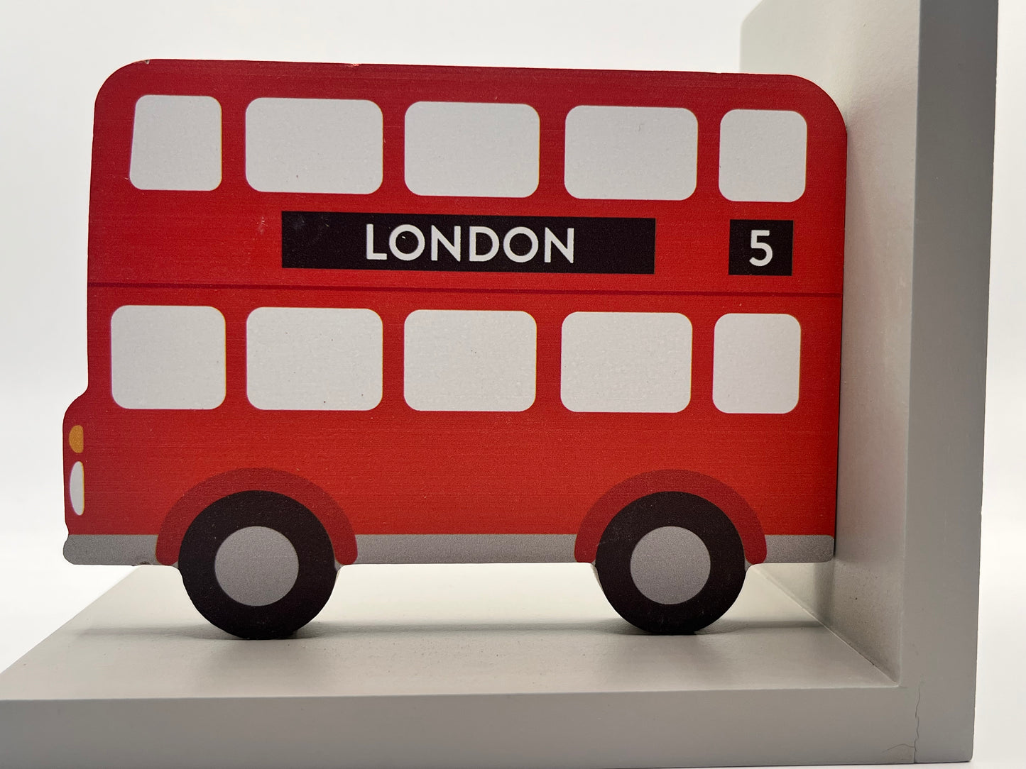 London Red Bus Bookends