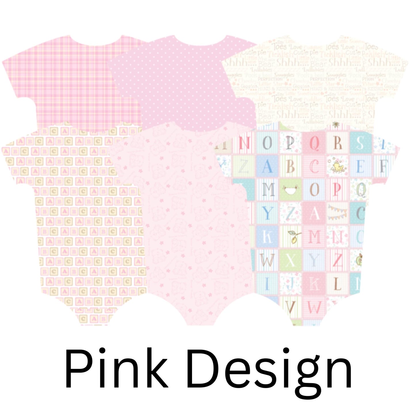 Baby Vest Bunting – Blue, Pink, Neutral or Mixed Baby Shower Garland