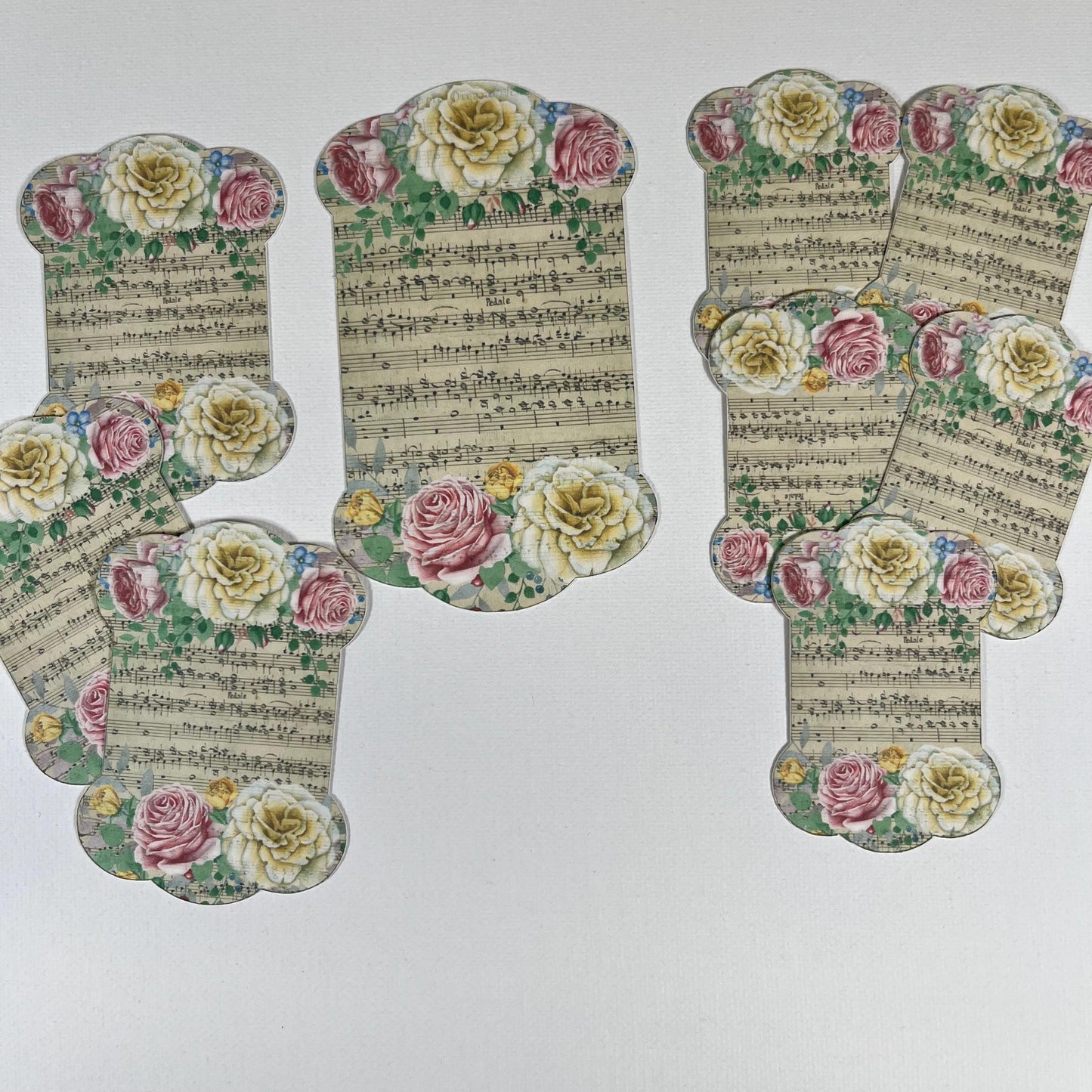 Ribbon and Thread Organizer Spool Cards – Vintage and Floral Styles