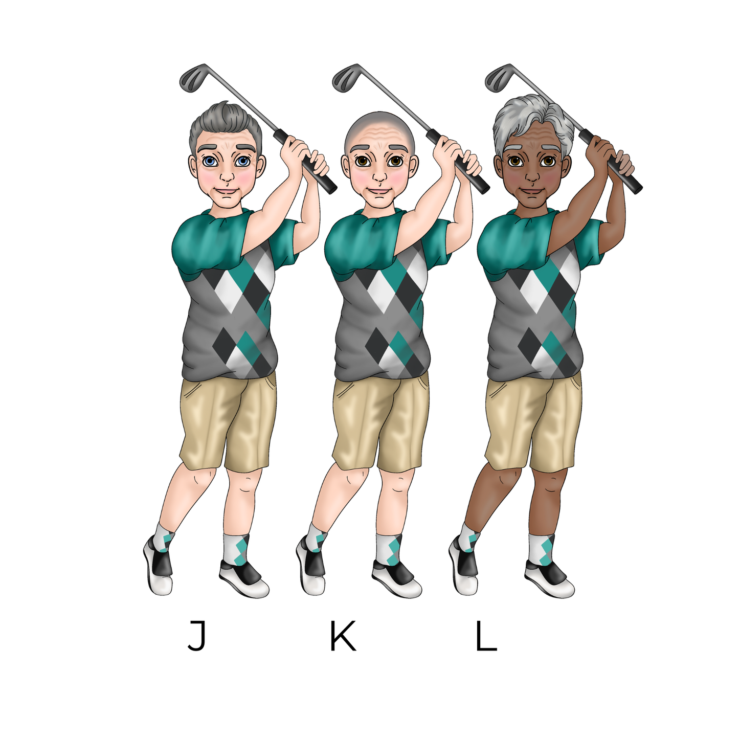 Personalised Father’s Day Golf Card – Best Dad by Par Card for Dad or Grandad
