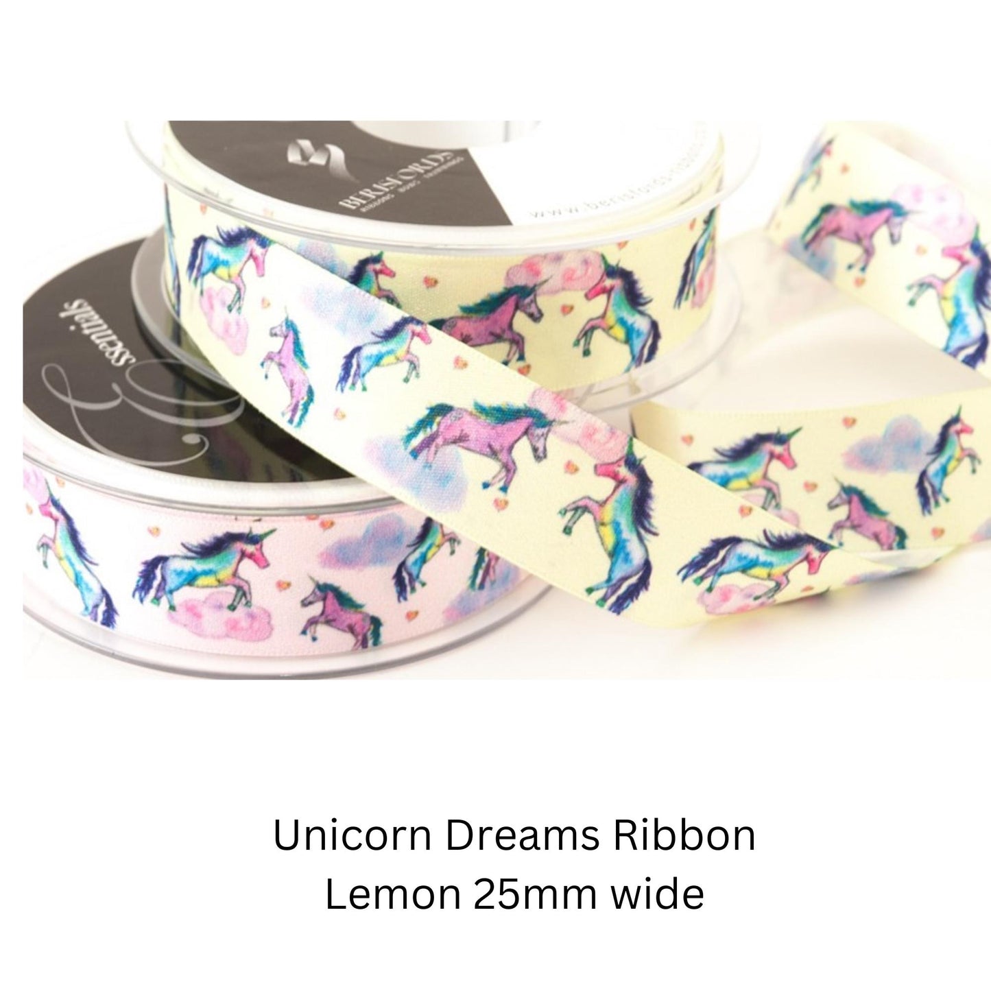 Berisfords Children’s Printed Ribbons – 25mm Birthday, Party & Craft Ribbon