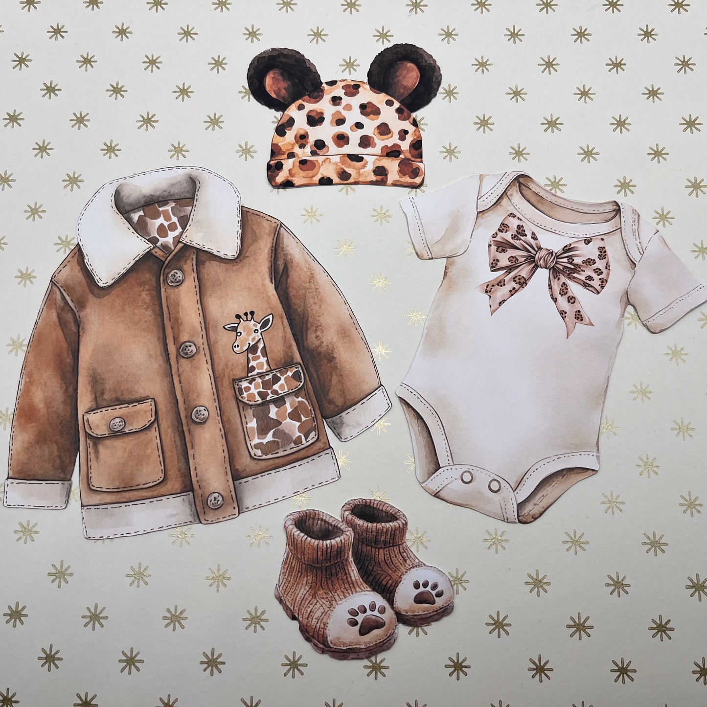Safari Jungle Baby Shower Bunting | Zebra & Giraffe Clothesline Garland with Wooden Pegs