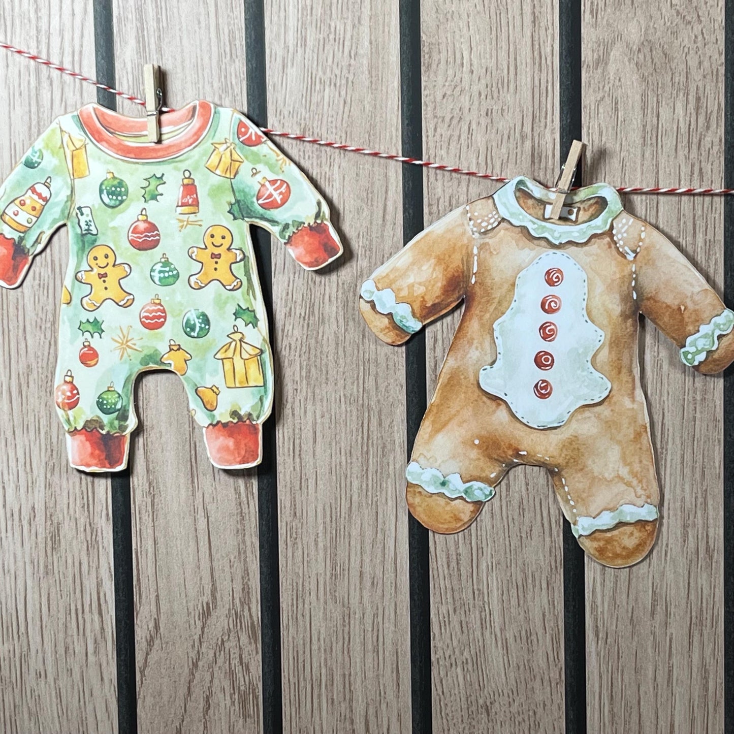 Christmas Baby Shower Bunting – Santa, Gingerbread & Winter Themes