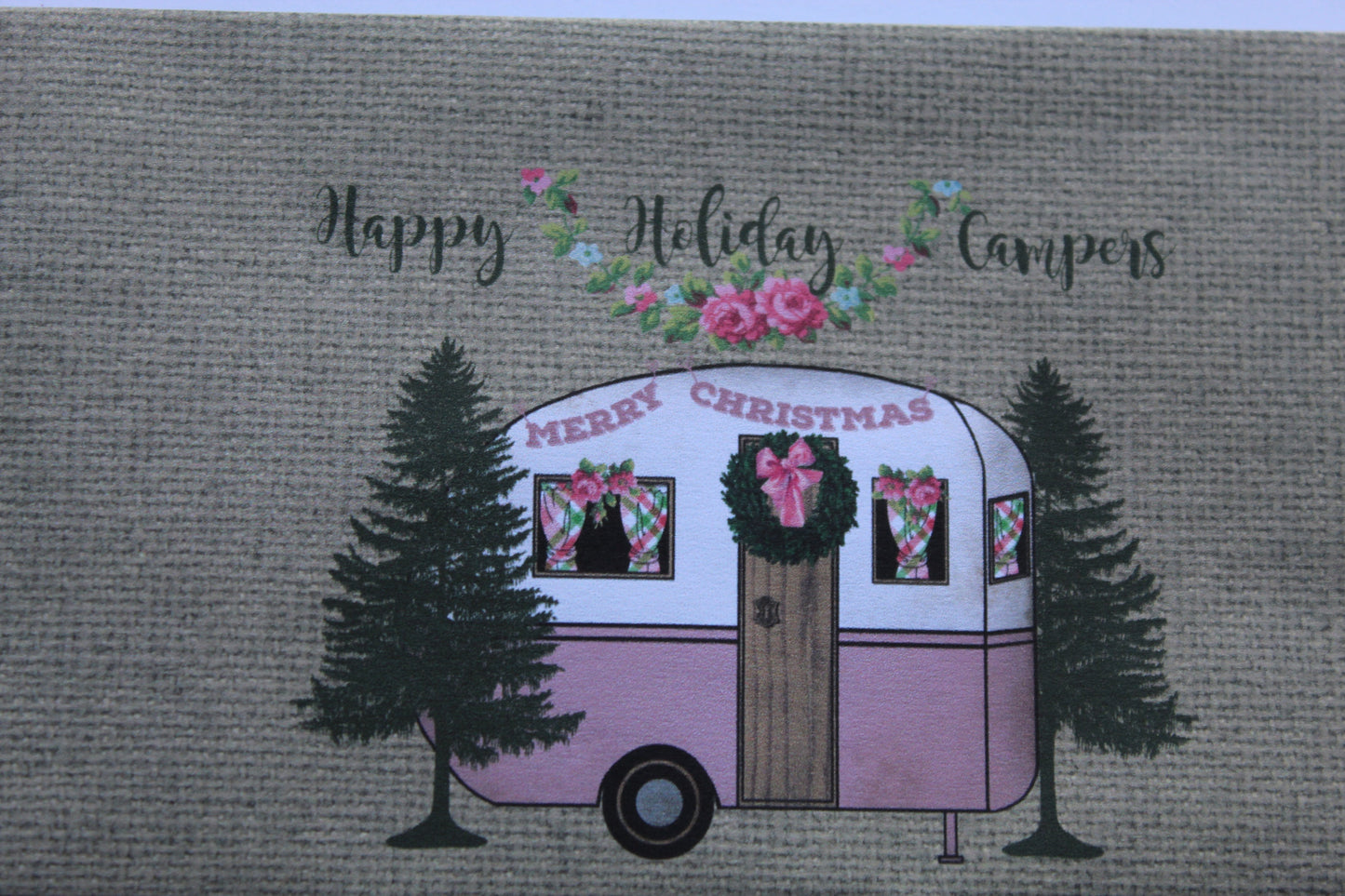 Caravan-Themed Christmas Envelopes – Set of 5 Vintage Holiday Designs
