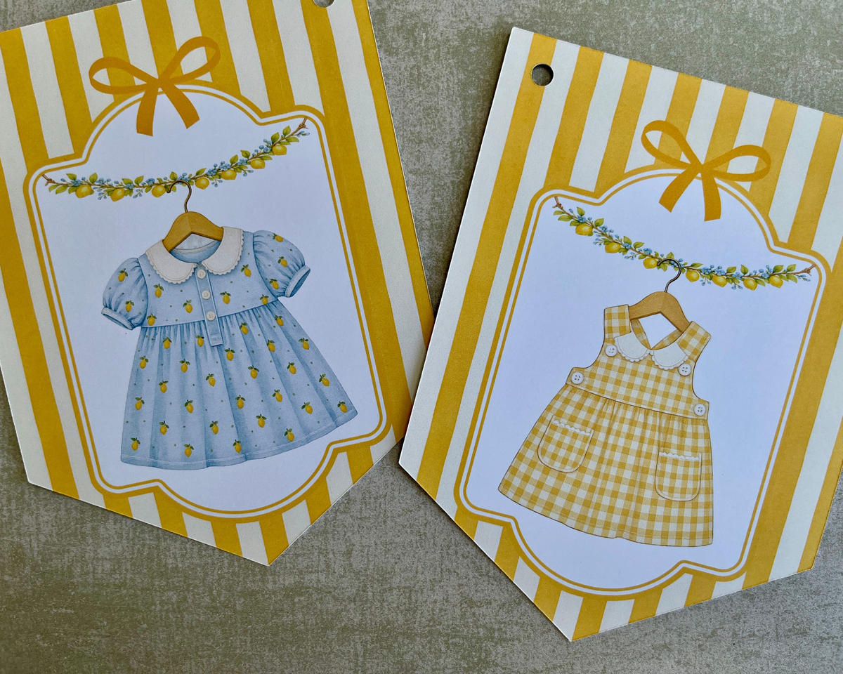 Lemon Baby Shower Bunting