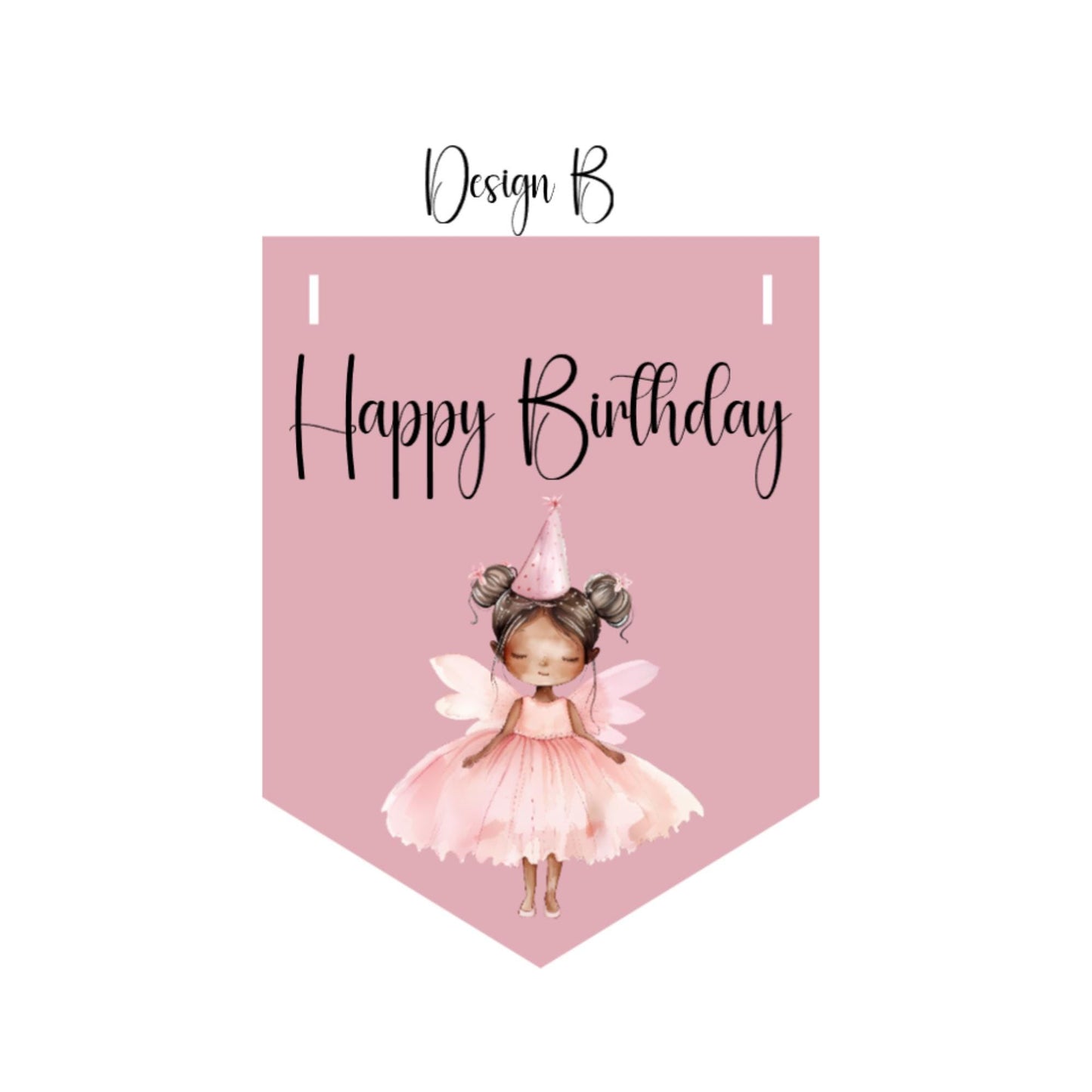 Happy Birthday Fairy Bunting – Handmade Children’s Party Garland