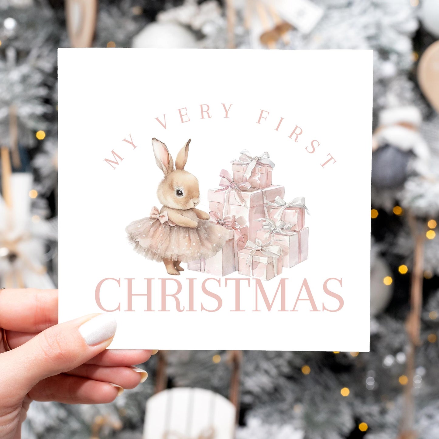 My First Christmas Card – Baby’s First Christmas Card – Choice of 10 Designs