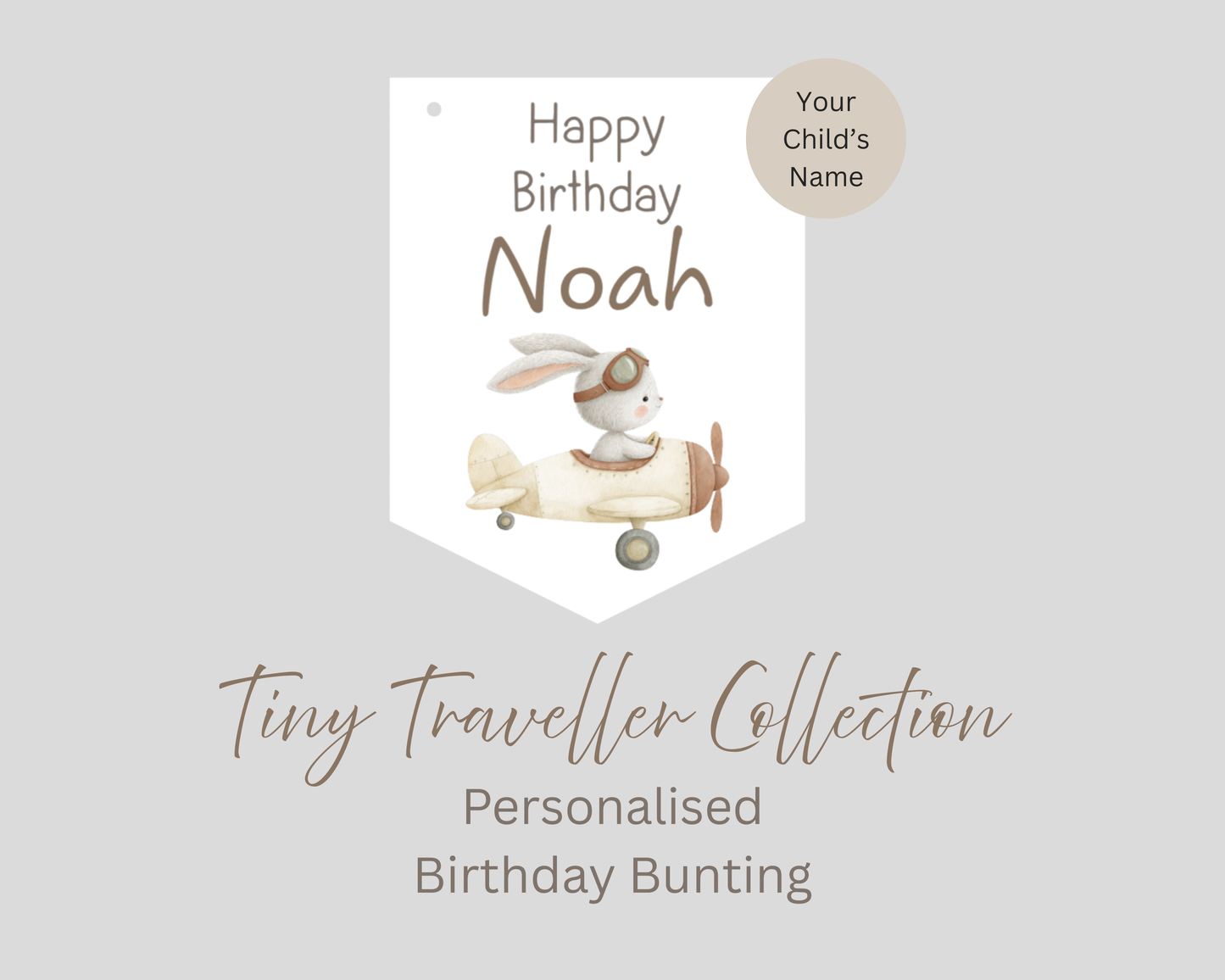 Little Explorer Birthday Bunting Personalised Wild One Adventure Decor Ages 1-3