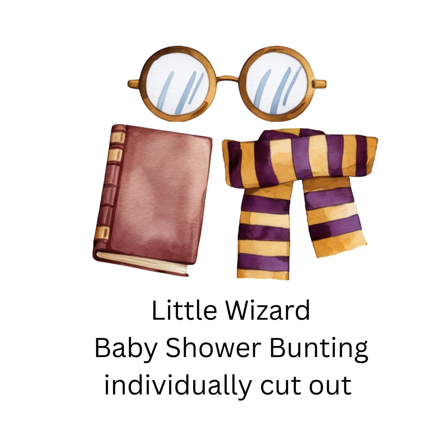 Baby Wizard Baby Shower Bunting – Magical Baby Clothes Garland