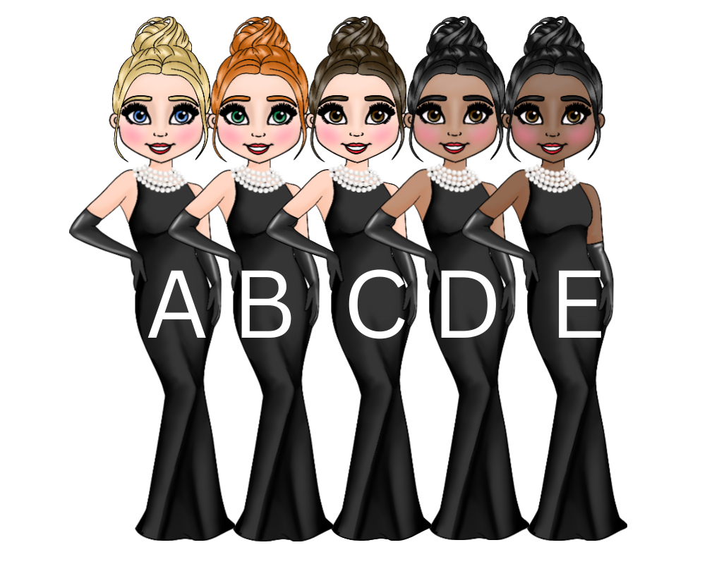 Personalised Perfume Bottle Birthday Card for Her – Lady in Black Evening Gown, Custom Age Milestone Card