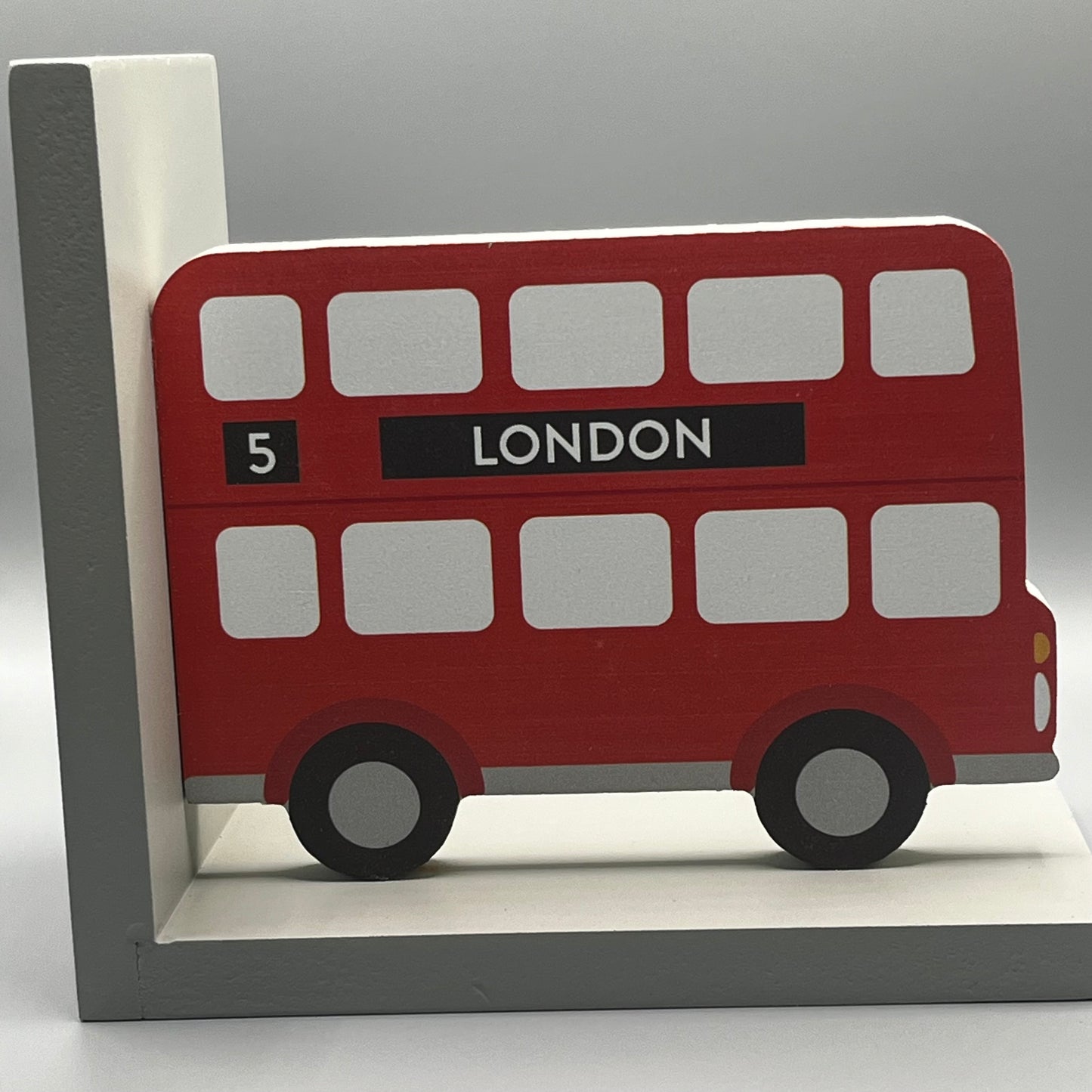 London Red Bus Bookends