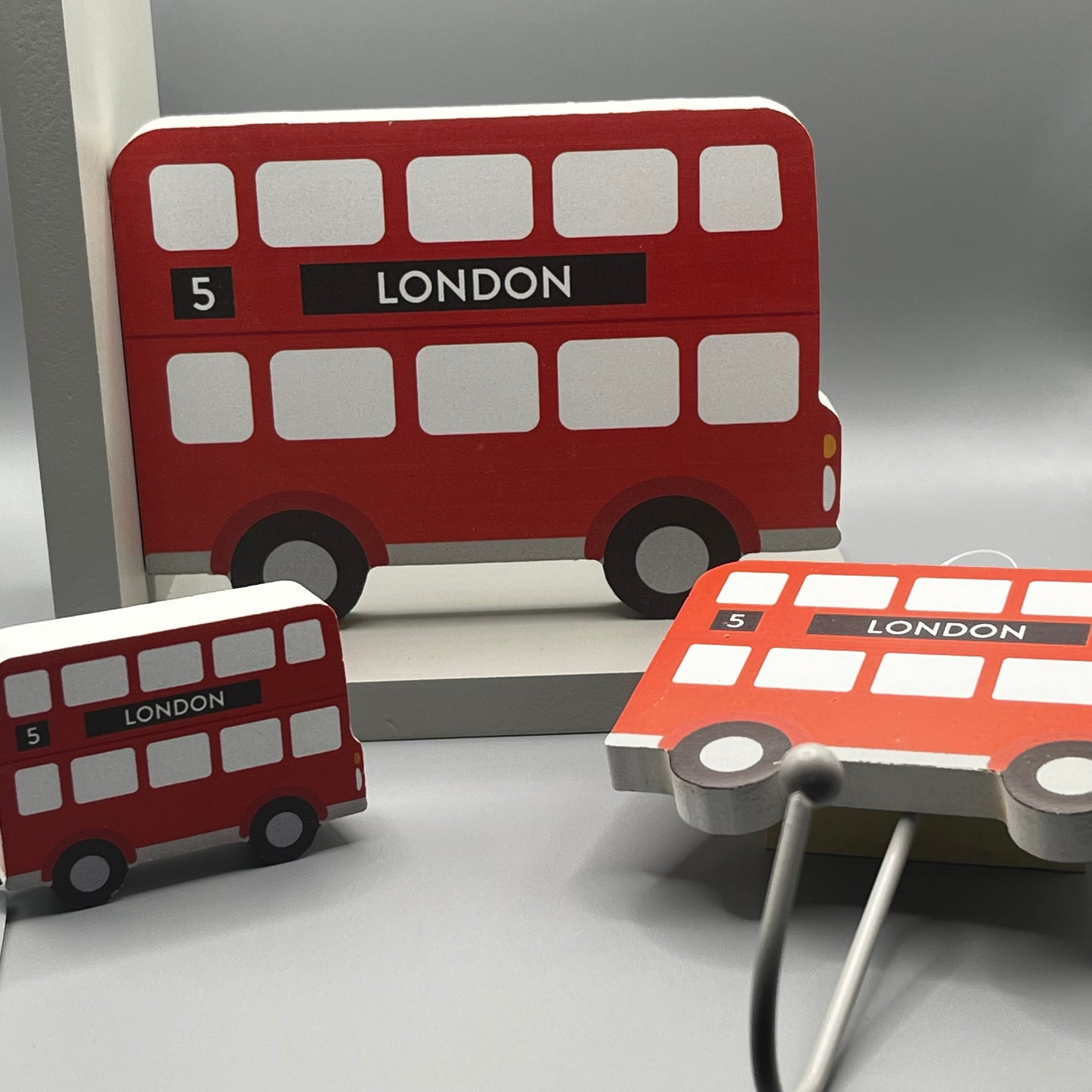London Red Bus Bookends