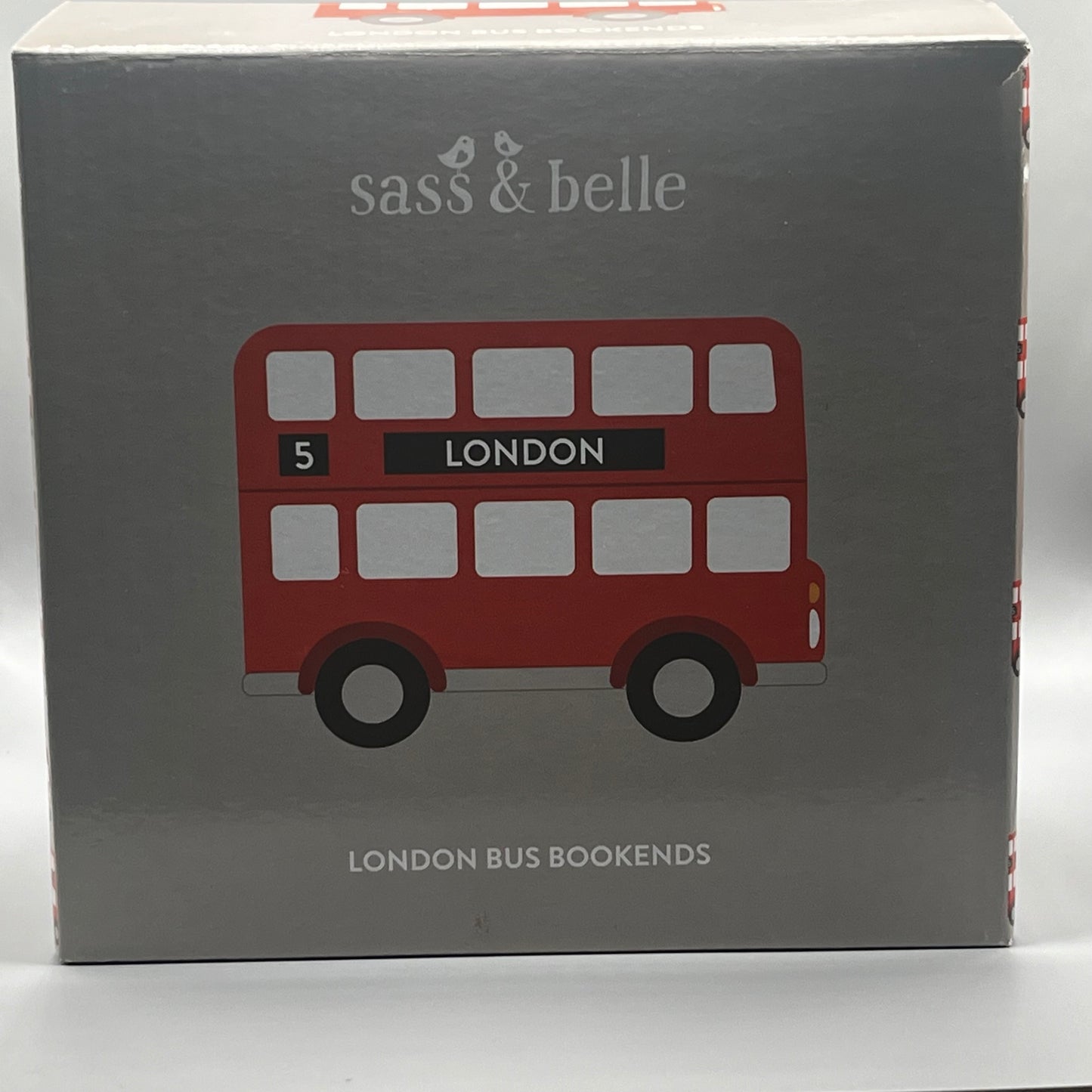 London Red Bus Bookends