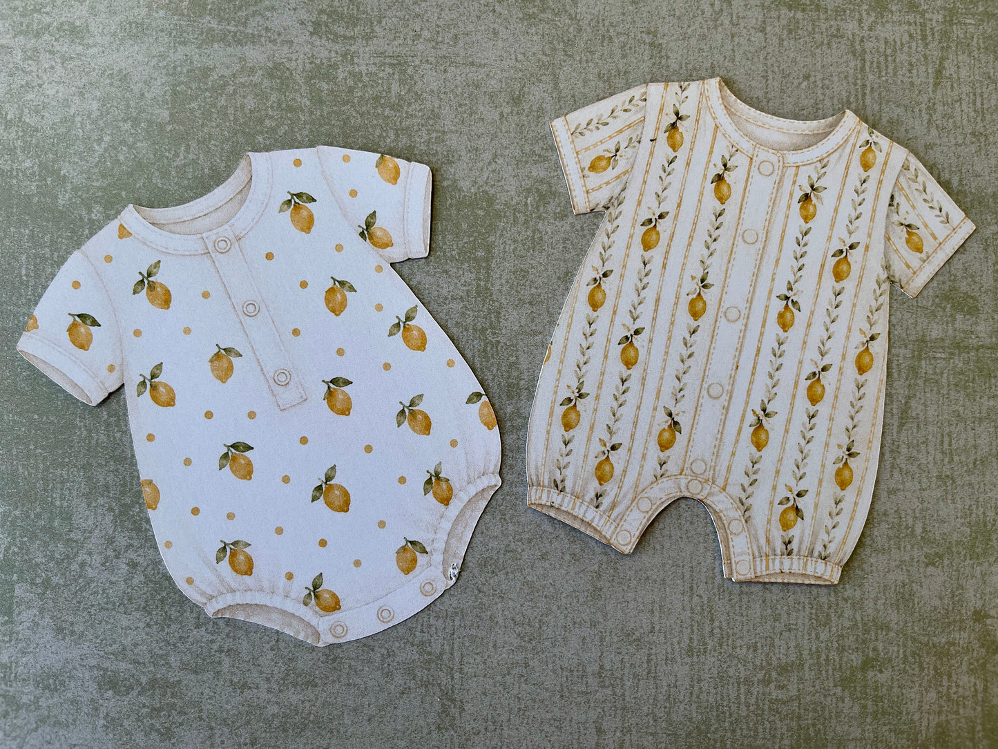 Lemon Baby Shower Bunting Main Squeeze Baby Shower Decorations Washing Line Baby Clothes Banner