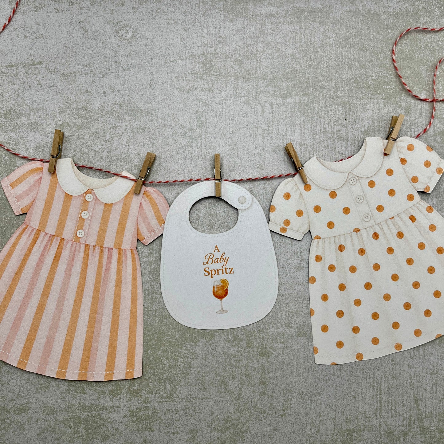 Baby Spritz Baby Shower Bunting Washing Line Baby Shower Decorations