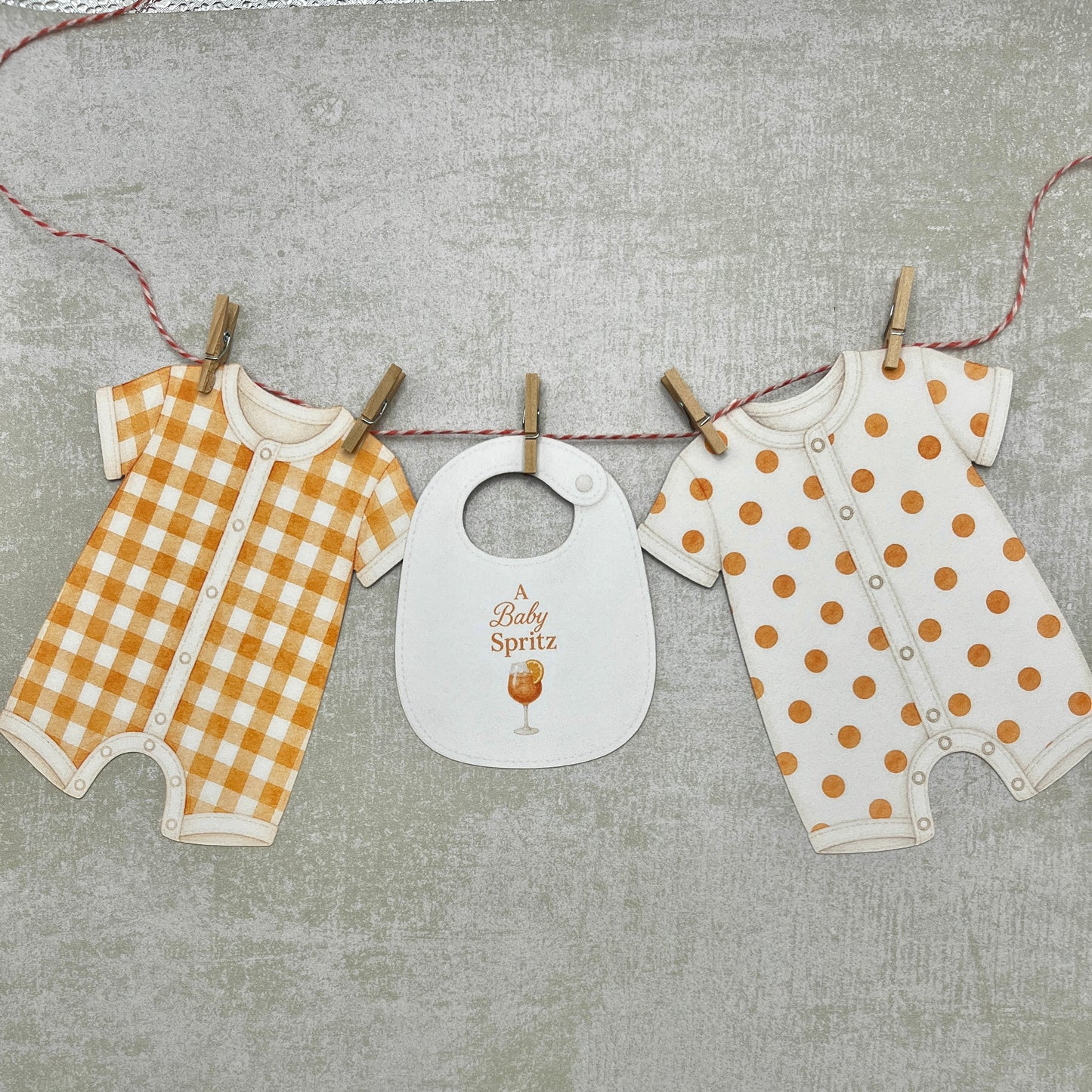 Baby Spritz Baby Shower Bunting Washing Line Baby Shower Decorations