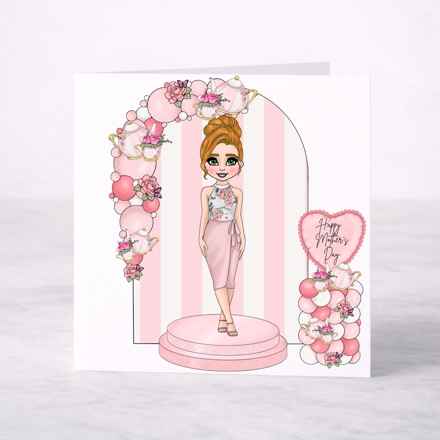Elegant Floral Mother’s Day Card – Choice of 6 Mum Designs