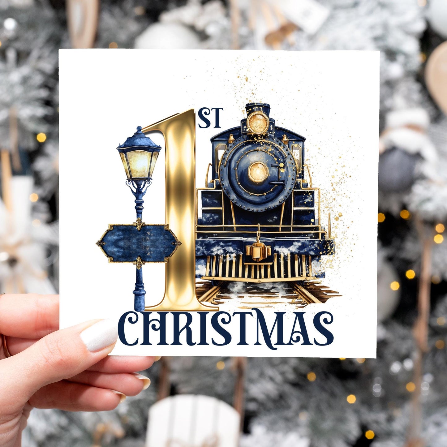My First Christmas Card – Baby’s First Christmas Card – Choice of 10 Designs
