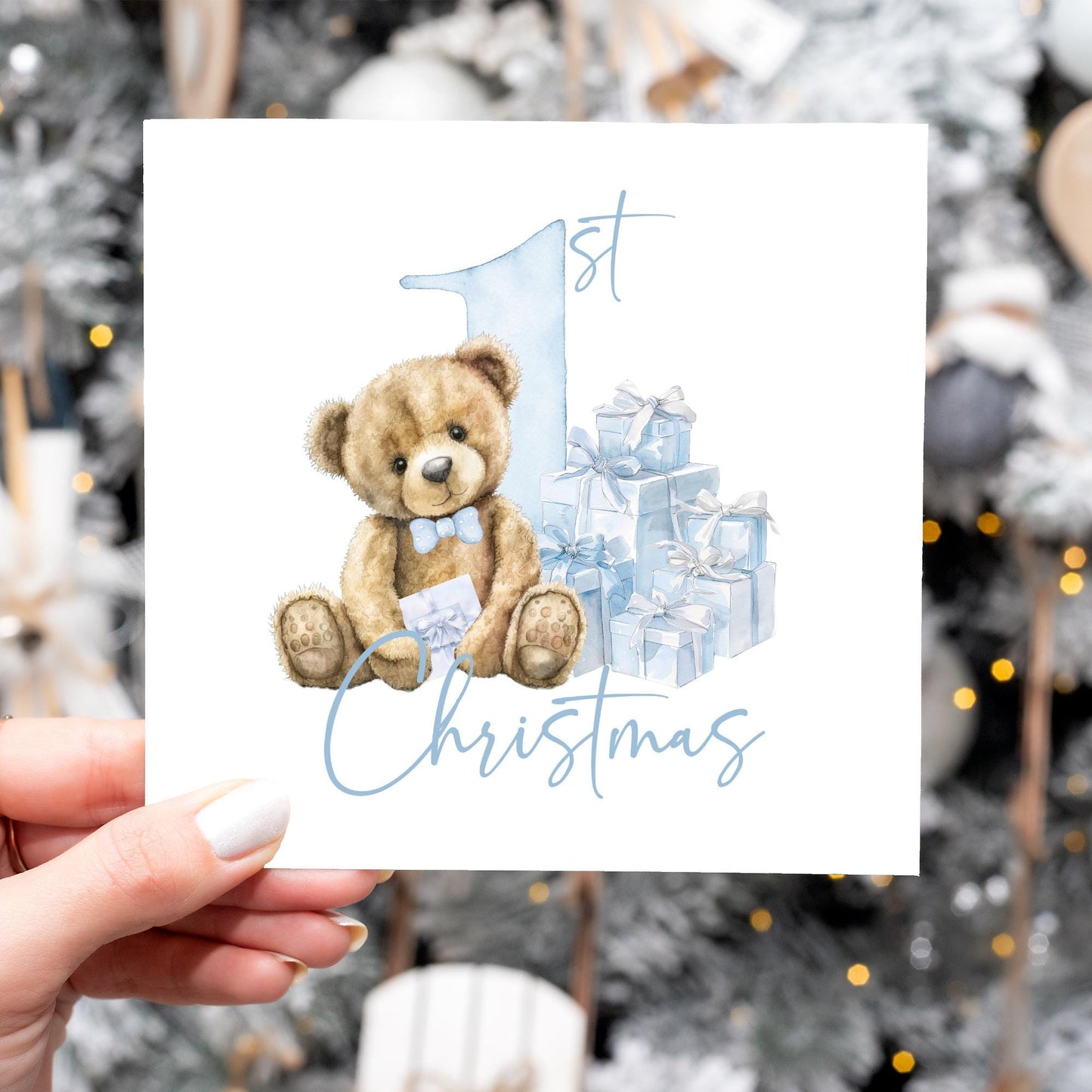 My First Christmas Card – Baby’s First Christmas Card – Choice of 10 Designs