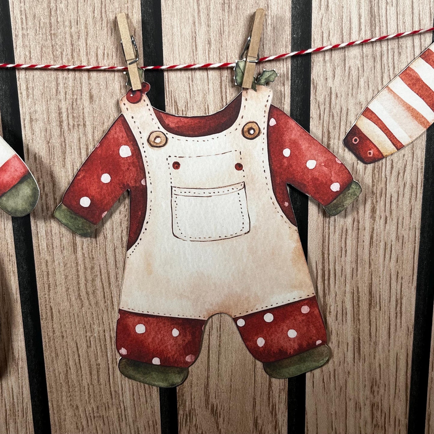Christmas Baby Shower Bunting – Santa, Gingerbread & Winter Themes