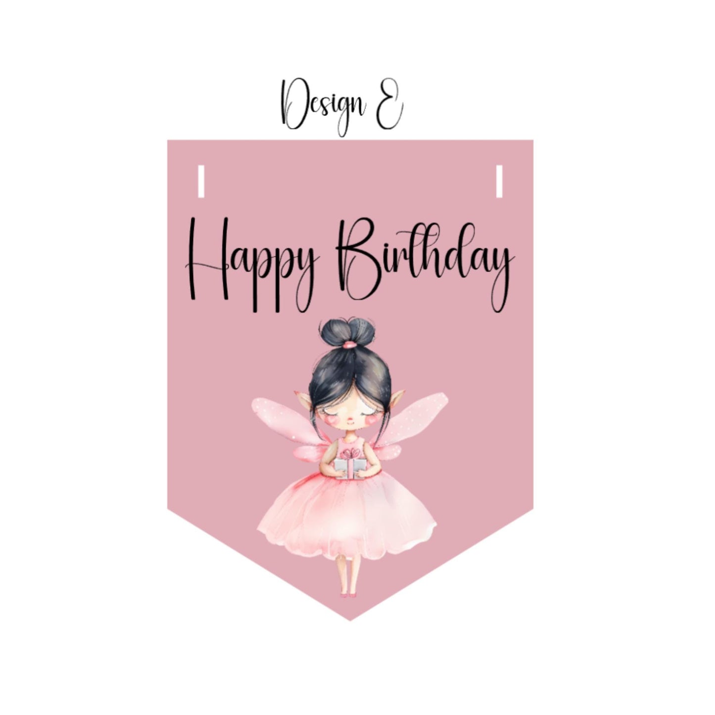 Happy Birthday Fairy Bunting – Handmade Children’s Party Garland