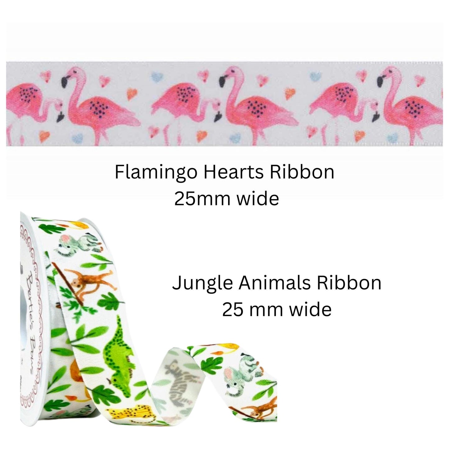 Berisfords Children’s Printed Ribbons – 25mm Birthday, Party & Craft Ribbon