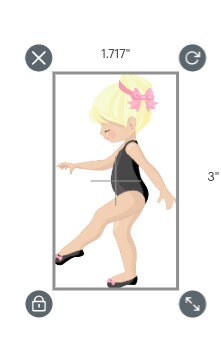 Ballerina Vinyl Wall Stickers – Ballet Dancer Décor for Girls – Set of 12