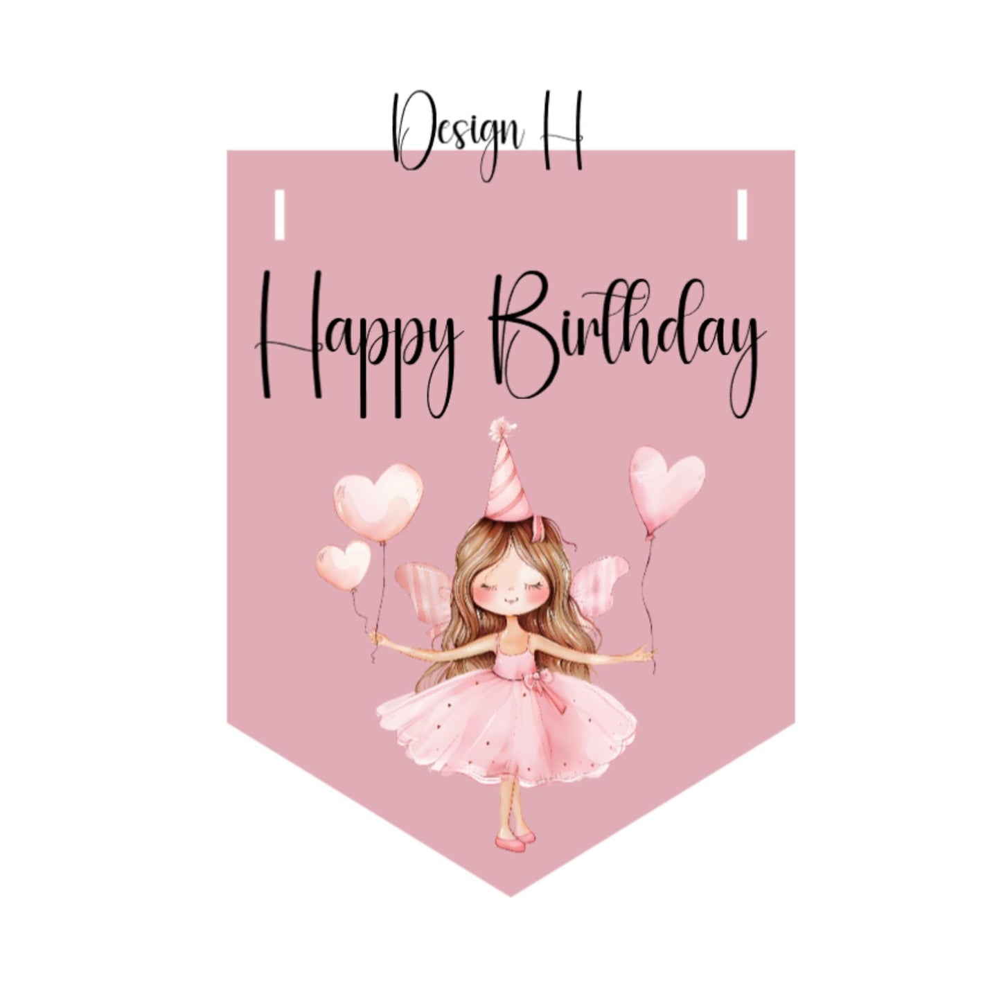 Happy Birthday Fairy Bunting – Handmade Children’s Party Garland