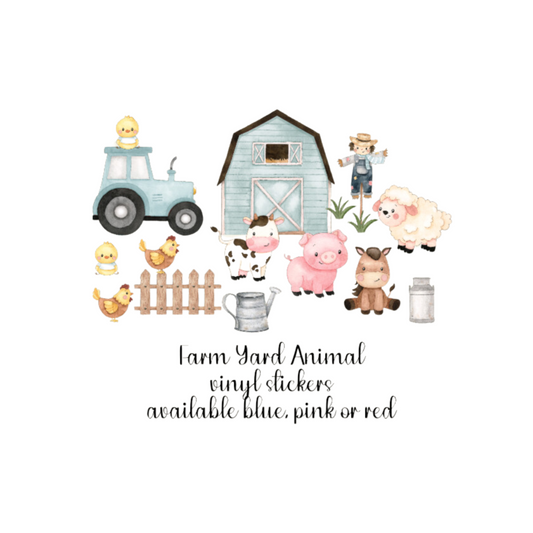 Farmyard Animal Wall Stickers