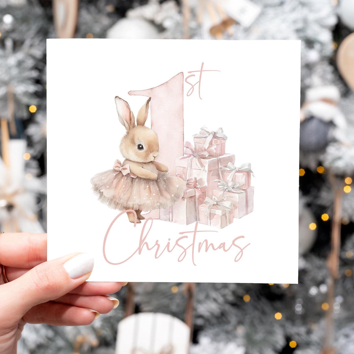 My First Christmas Card – Baby’s First Christmas Card – Choice of 10 Designs